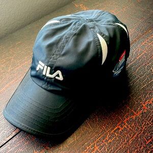 Fila Cap - Black with white accents
